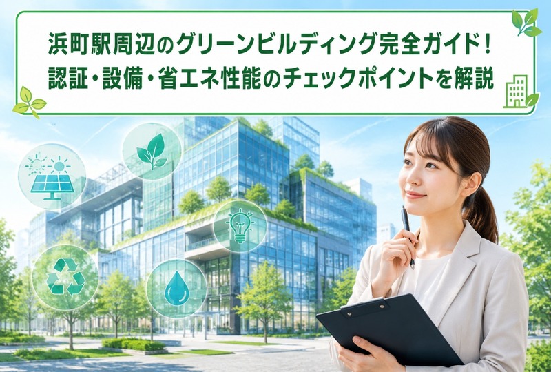 画像523：浜町駅周辺のグリーンビルディング完全ガイド！認証・設備・省エネ性能のチェックポイントを解説