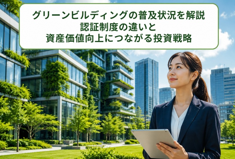 画像585：グリーンビルディングの普及状況を解説｜認証制度の違いと資産価値向上につながる投資戦略